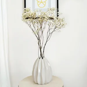 Gipsówka stabilizowana wiecznie żywa naturalnie biała mały bukiet