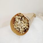 Gipsówka stabilizowana wiecznie żywa biała mały bukiet