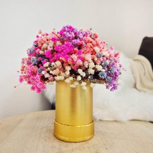 Gipsówka stabilizowana wiecznie żywa flower box