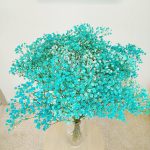 Gipsówka stabilizowana wiecznie żywa niebieska duży bukiet