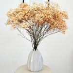 Gipsówka stabilizowana wiecznie żywa pomarańczowa duży bukiet