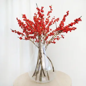 Ostrokrzew czerwony - Ilex żywa gałązka (Ilex Ve Rode Bes) 60cm 1szt.