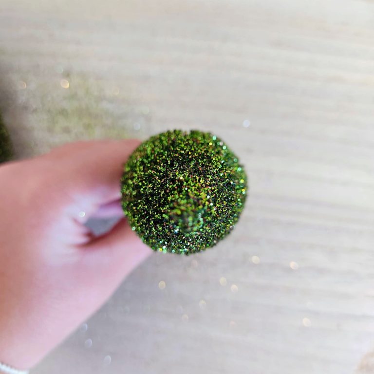 Ozdoba zielone drzewko 10 szt. h16xd5 cm