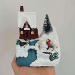 Zimowa sceneria w 3 wariantach na baterie