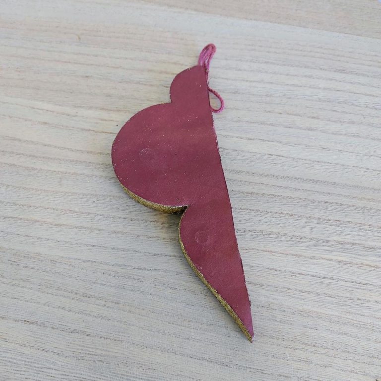 Zawieszka, bombka papierowa sopel h18cm