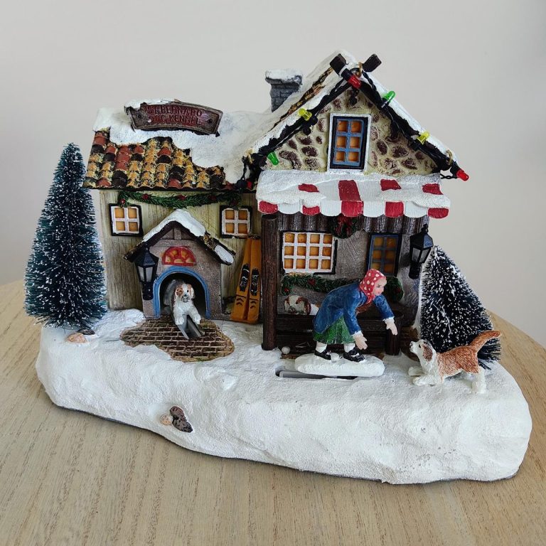 Świąteczne miasteczko na baterie