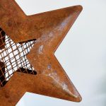 Metalowa zawieszka, ozdoba na choinkę, gwiazda 19cm