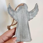 Anioł zawieszka, ozdoba na choinkę, h15cm