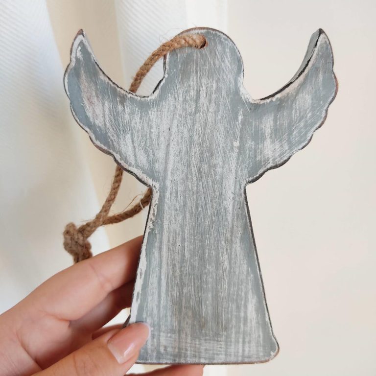 Anioł zawieszka, ozdoba na choinkę, h15cm