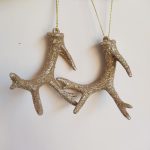 Zawieszka świąteczna rogi, 2szt