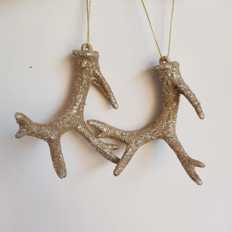 Zawieszka świąteczna rogi, 2szt