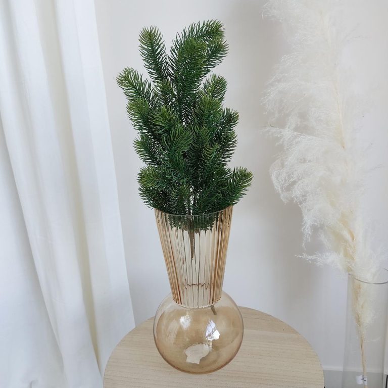 Sztuczna gałązka świerkowa, ombre, h60cm