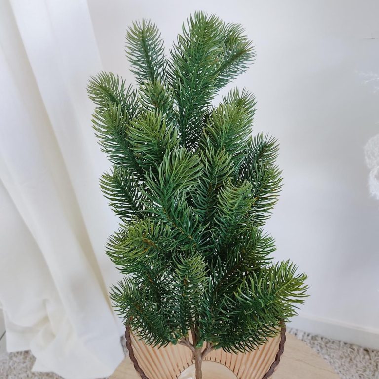 Sztuczna gałązka świerkowa, ombre, h60cm