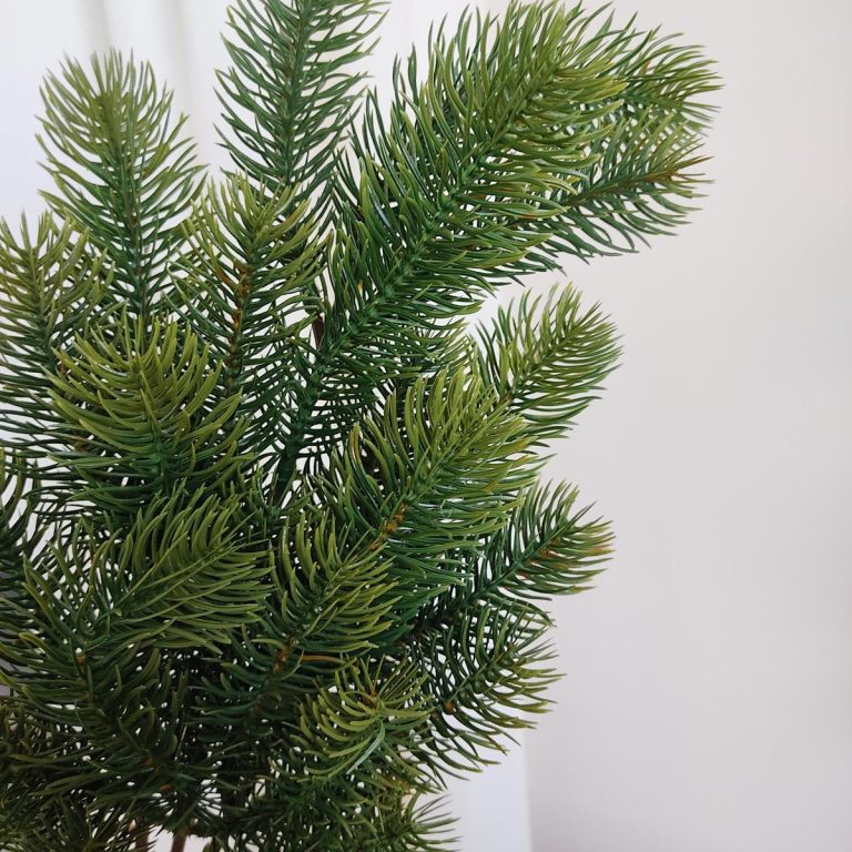 Sztuczna gałązka świerkowa, ombre, h60cm