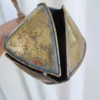 Dzwon metalowy dysk, zawieszka h18cm + sznur
