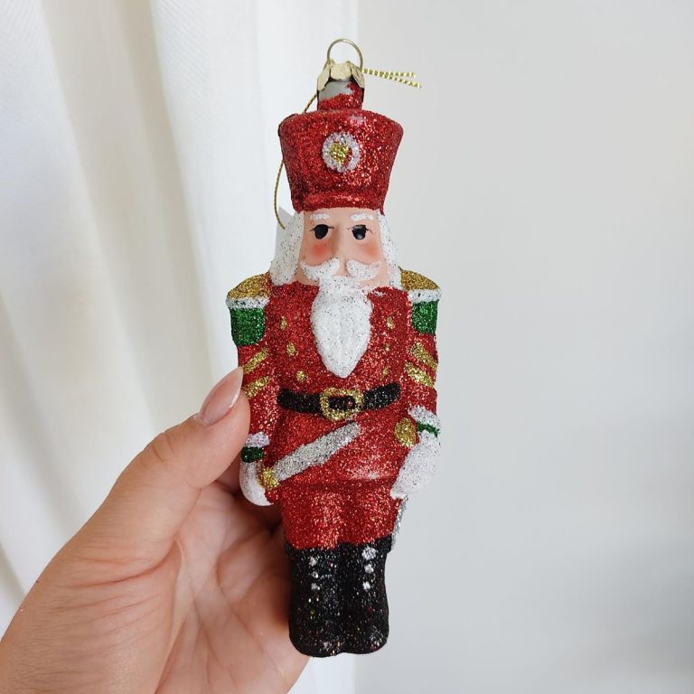 Żołnierzyk zawieszka, ozdoba na choinkę, h16cm