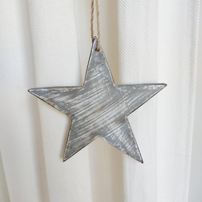 Gwiazda zawieszka, ozdoba na choinkę, h15cm