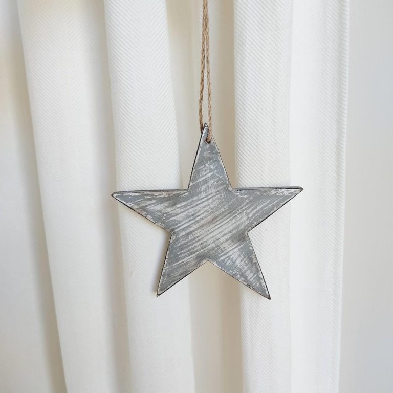 Gwiazda zawieszka, ozdoba na choinkę, h15cm