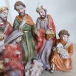 Szopka, scenka bożonarodzeniowa h20cm