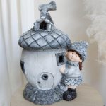 Domek żołądź, świecący 40cm