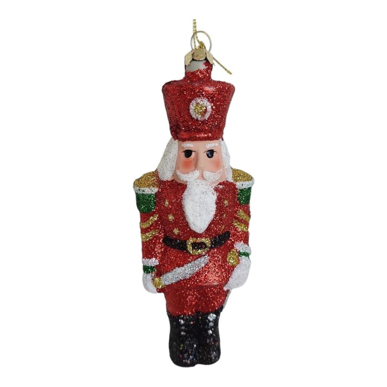 Żołnierzyk zawieszka, ozdoba na choinkę, h16cm