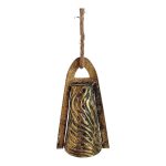 Dzwon trójkątny metalowy h19cm