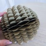 Zawieszka, bombka papierowa h15cm