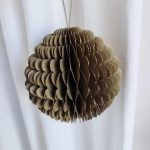 Zawieszka, bombka papierowa h15cm