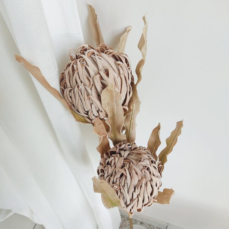 Sztuczna gałązka, karczoch pianka