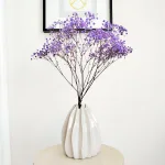 Gipsówka stabilizowana wiecznie żywa fioletowa mały bukiet