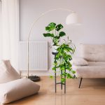 Industrialny kwietnik loftowy 3 doniczki wysoki