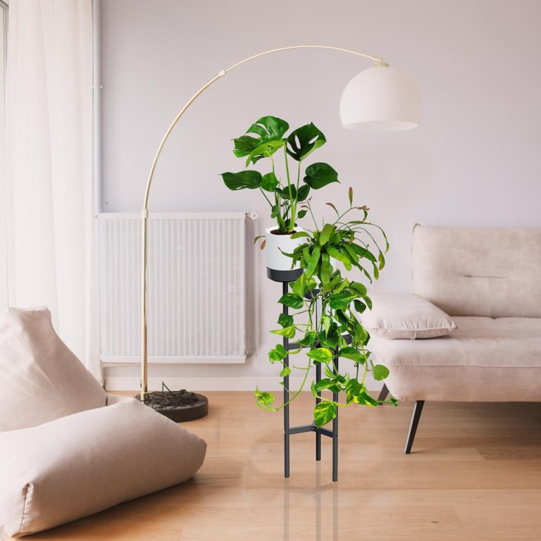 Industrialny kwietnik loftowy 3 doniczki wysoki