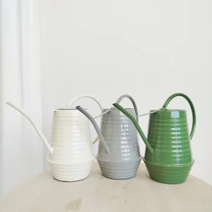 Konewka metalowa szara 0,94l