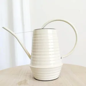 Konewka metalowa biała 0,94l