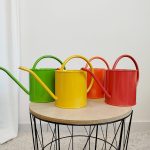 Konewka metalowa zielona 1,3l