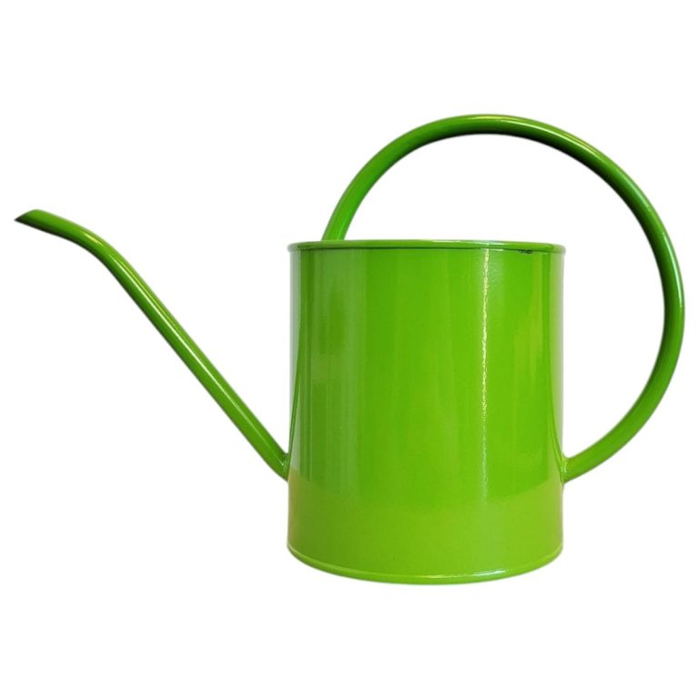 Konewka metalowa zielona 1,3l