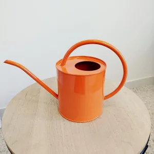 Konewka metalowa pomarańczowa 1,3l