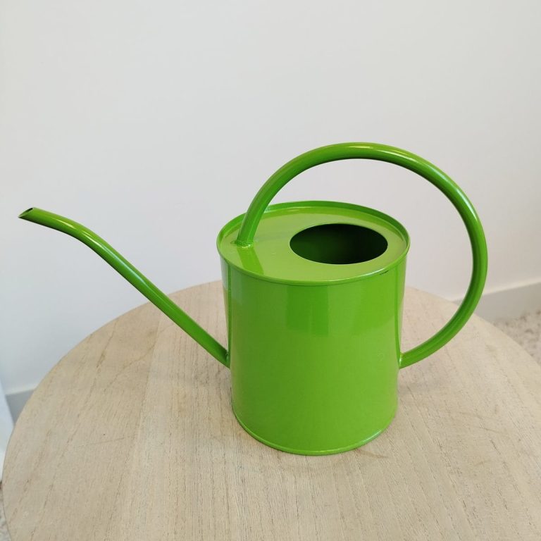 Konewka metalowa zielona 1,3l