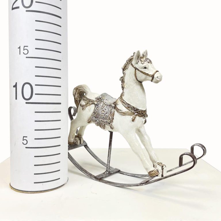 Konik na biegunach Dekoracja świąteczna 15cm