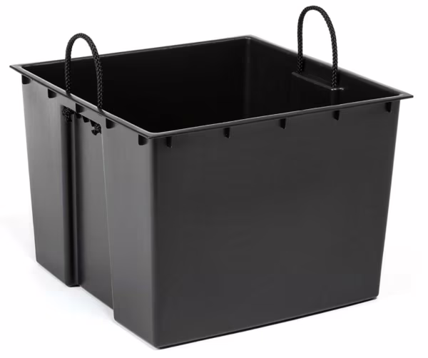 Kwadratowy wkład do donicy plastikowej