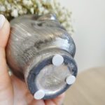 Gipsówka stabilizowana wiecznie żywa flower box w ceramicznej doniczce