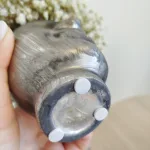 Gipsówka stabilizowana wiecznie żywa flower box w ceramicznej doniczce