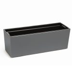 Doniczka plastikowa balkonowa podłużna biała