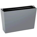 Doniczka plastikowa balkonowa podłużna wysoka kremowa