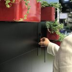 LECHUZA CUBE GLOSSY COLOR TRIPLE UCHWYT MAGNETYCZNY