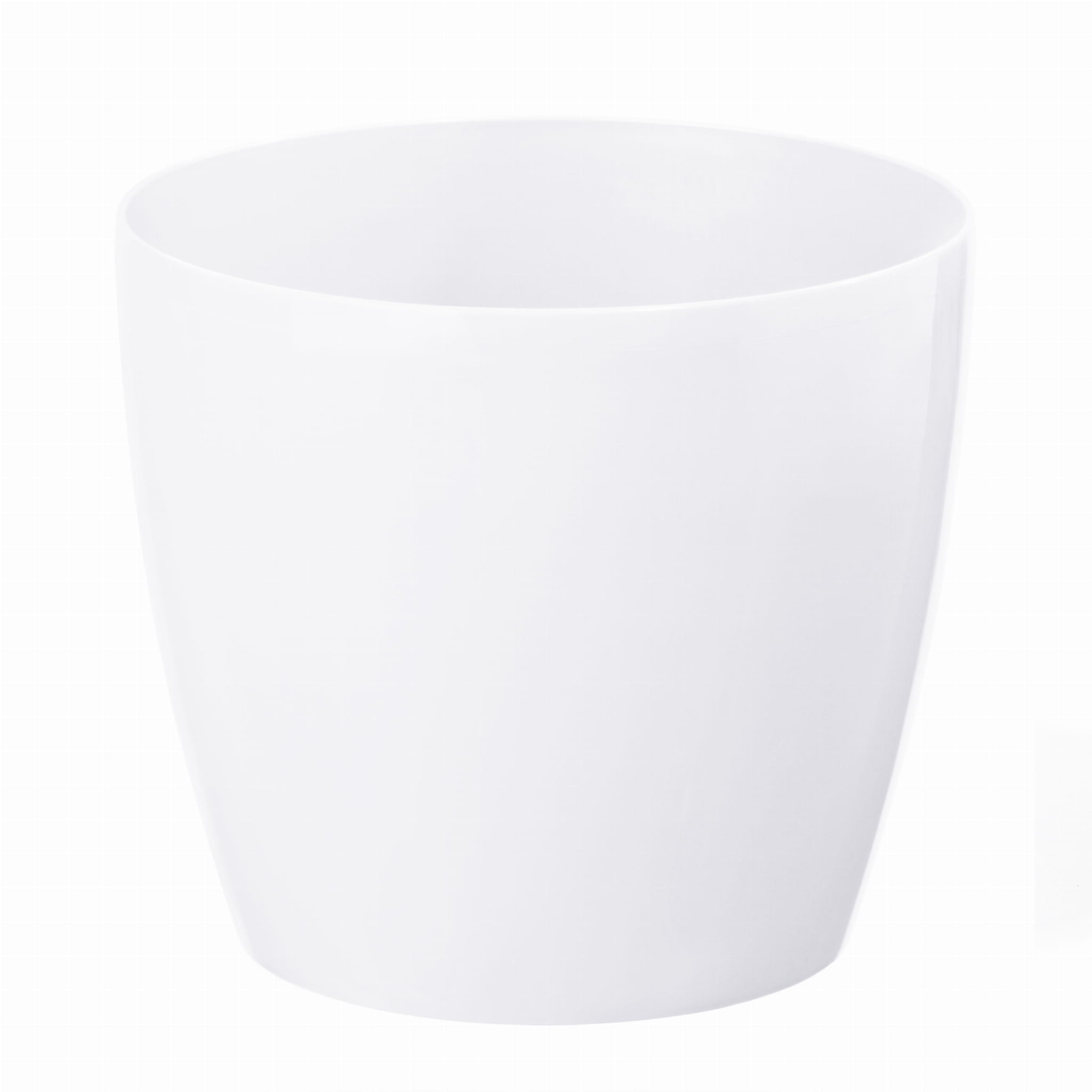 Osłonka na doniczkę plastikowa kremowa