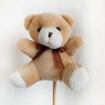 Miś na piku - dodatek do bukietu i dekoracji