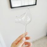 Nawadniacz do roślin szklany ptak