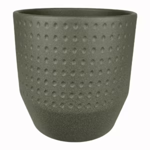 Osłonka ceramiczna Nola zielona 13cm