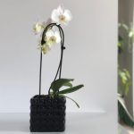 Osłonka ceramiczna Piano czarna 18x15cm